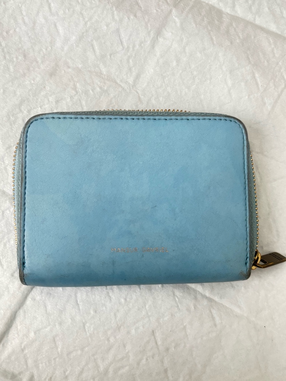 MANSUR GAVRIEL LT BLUE SMALL WALLET - Picture 11 of 11